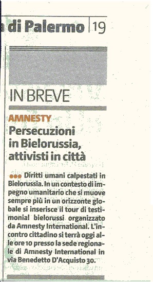 12/10/2013 - Giornale di Sicilia