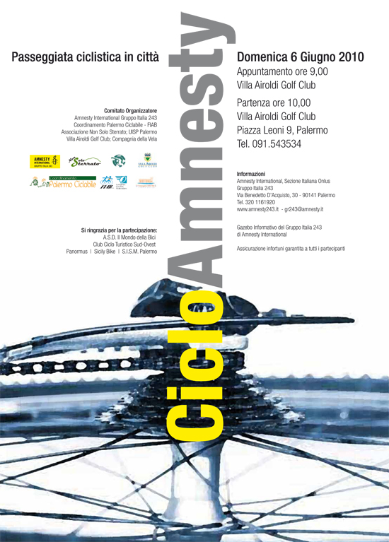 Locandina CicloAmnesty 2010