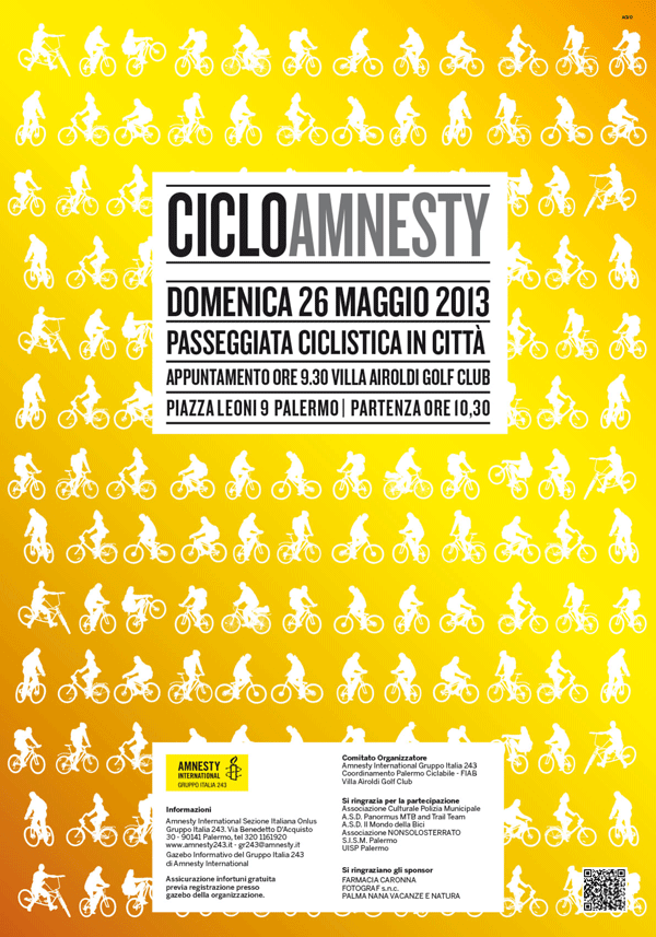 Locandina cicloamnesty 2013