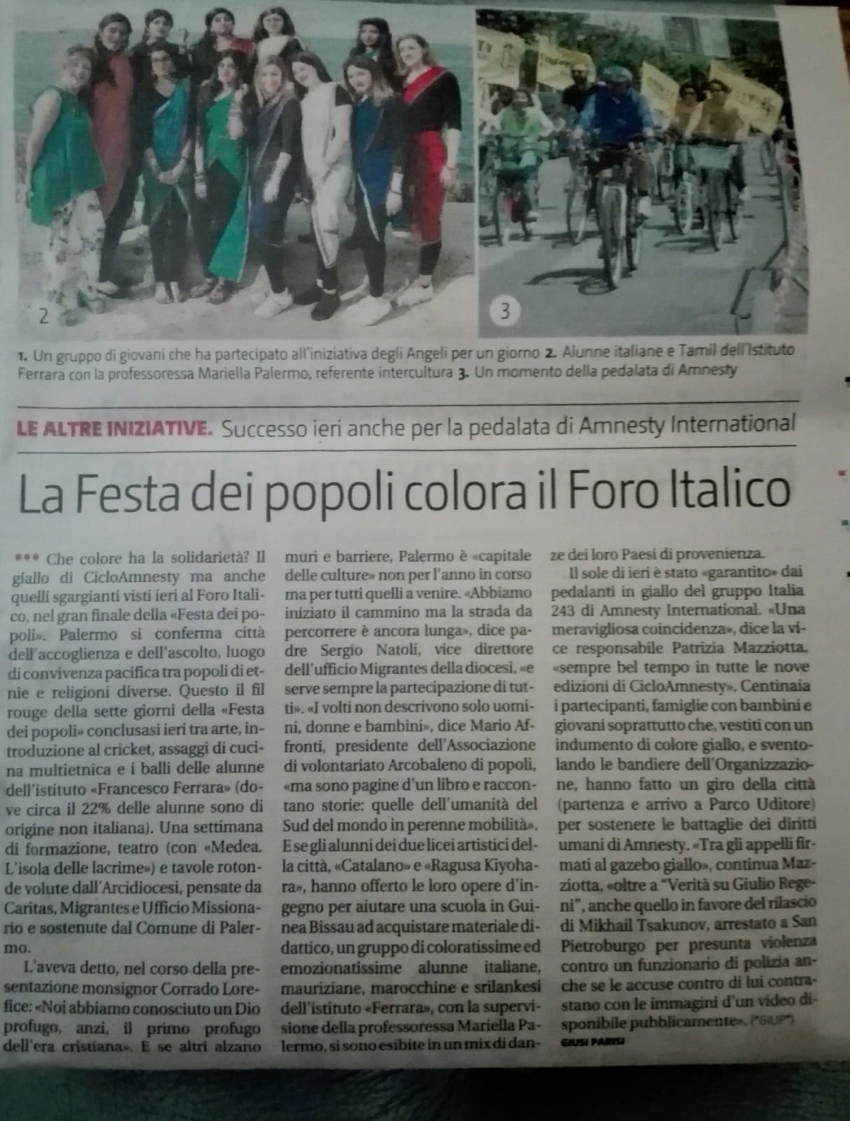 Giornale di Sicilia 21/05/2018