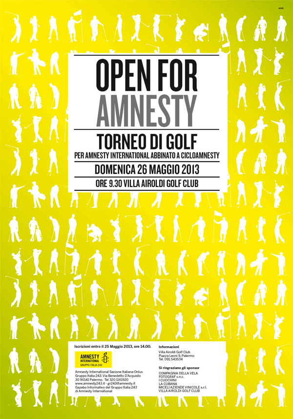 locandina Open For Amnesty 2013